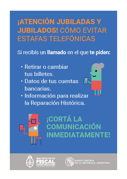 Estafas a jubiladas y jubilados
